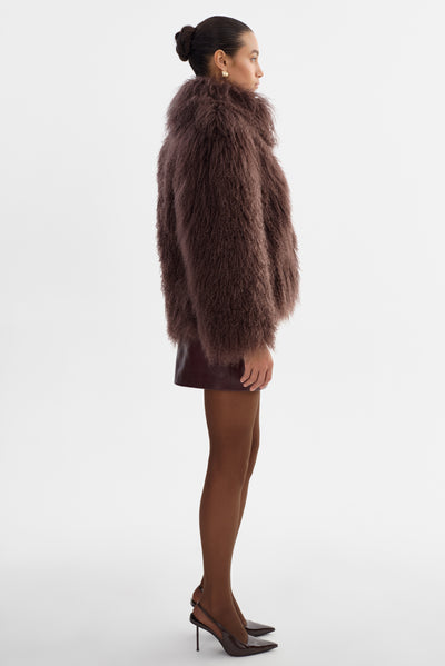 BIANCA | Mongolian Shearling Jacket