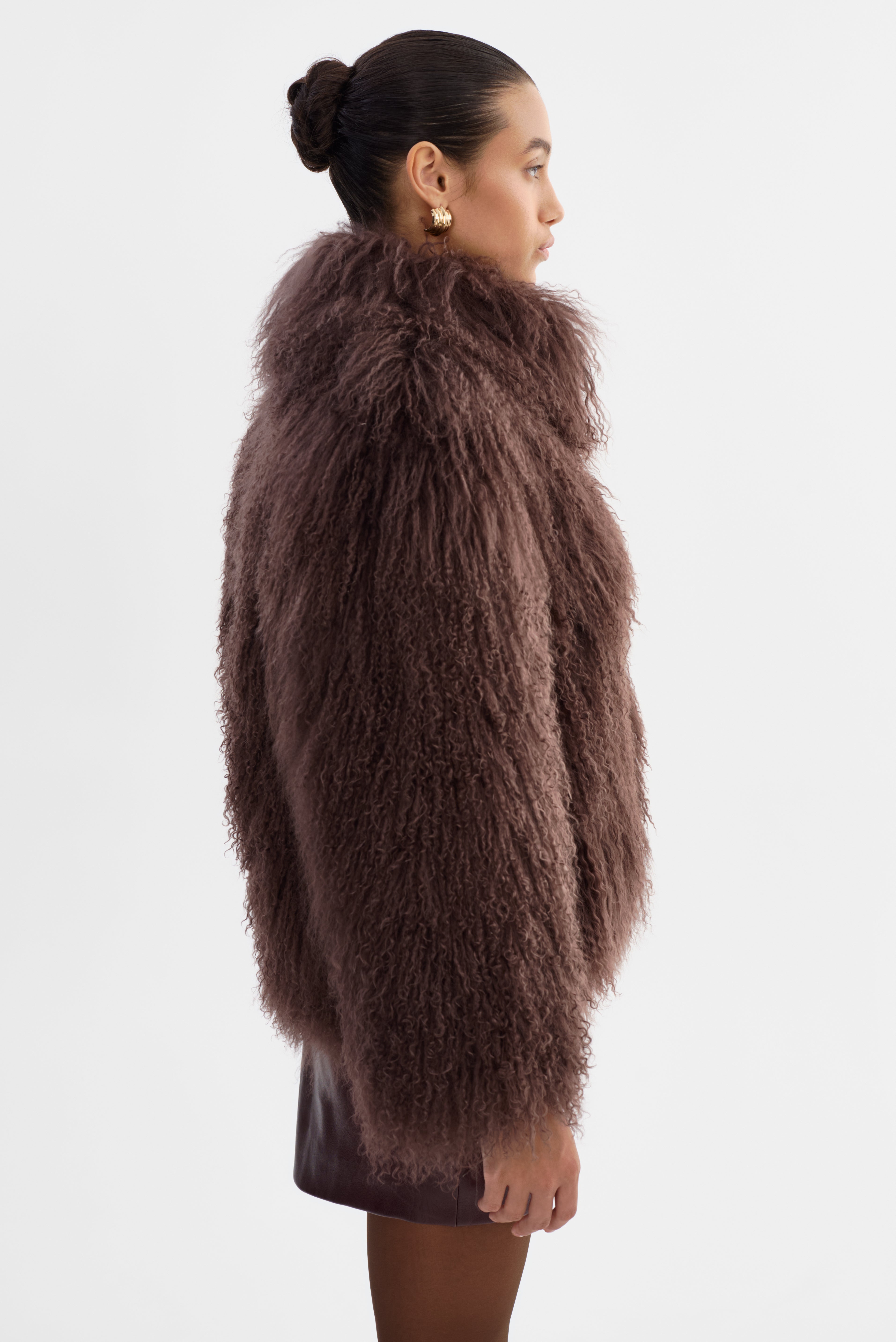 BIANCA | Mongolian Shearling Jacket