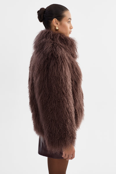BIANCA | Mongolian Shearling Jacket