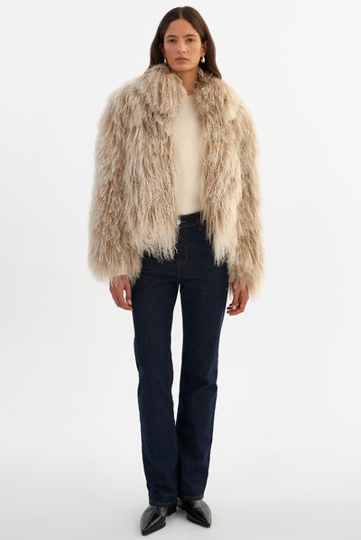 BIANCA | Mongolian Shearling Jacket