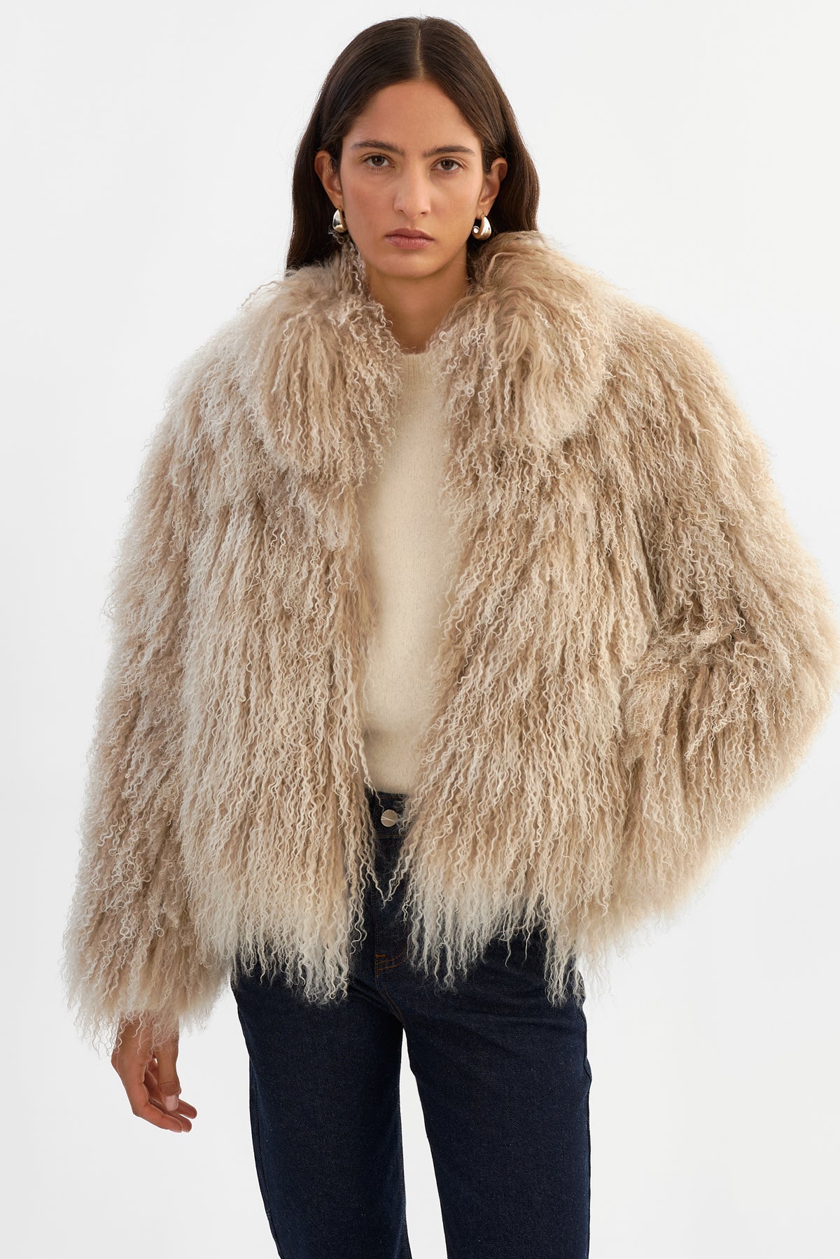 BIANCA | Mongolian Shearling Jacket