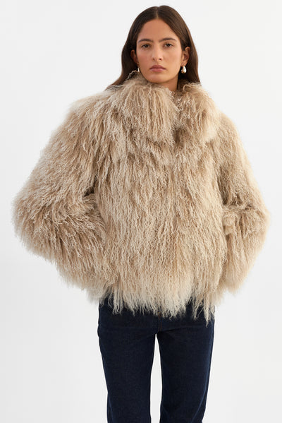BIANCA | Mongolian Shearling Jacket