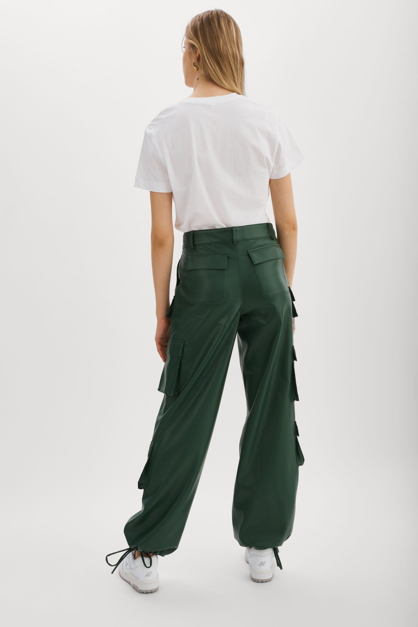 BOBBI  Faux Leather Cargo Pants – LAMARQUE