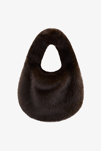 BONNIE | Faux Fur Hobo Bag