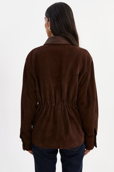 BRANKA | Oversized Suede Barn Jacket