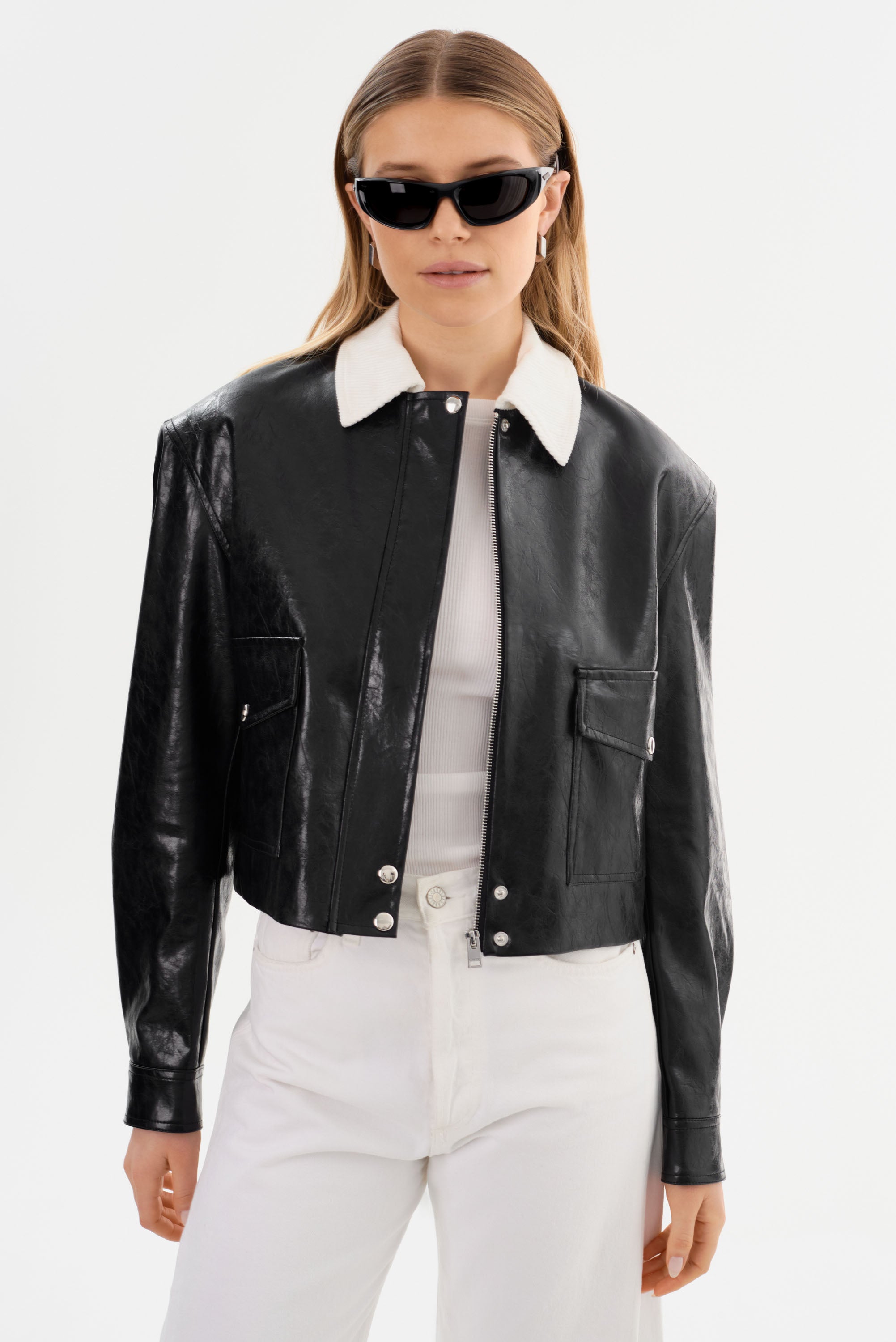 BRAYLIN | Veste en faux cuir