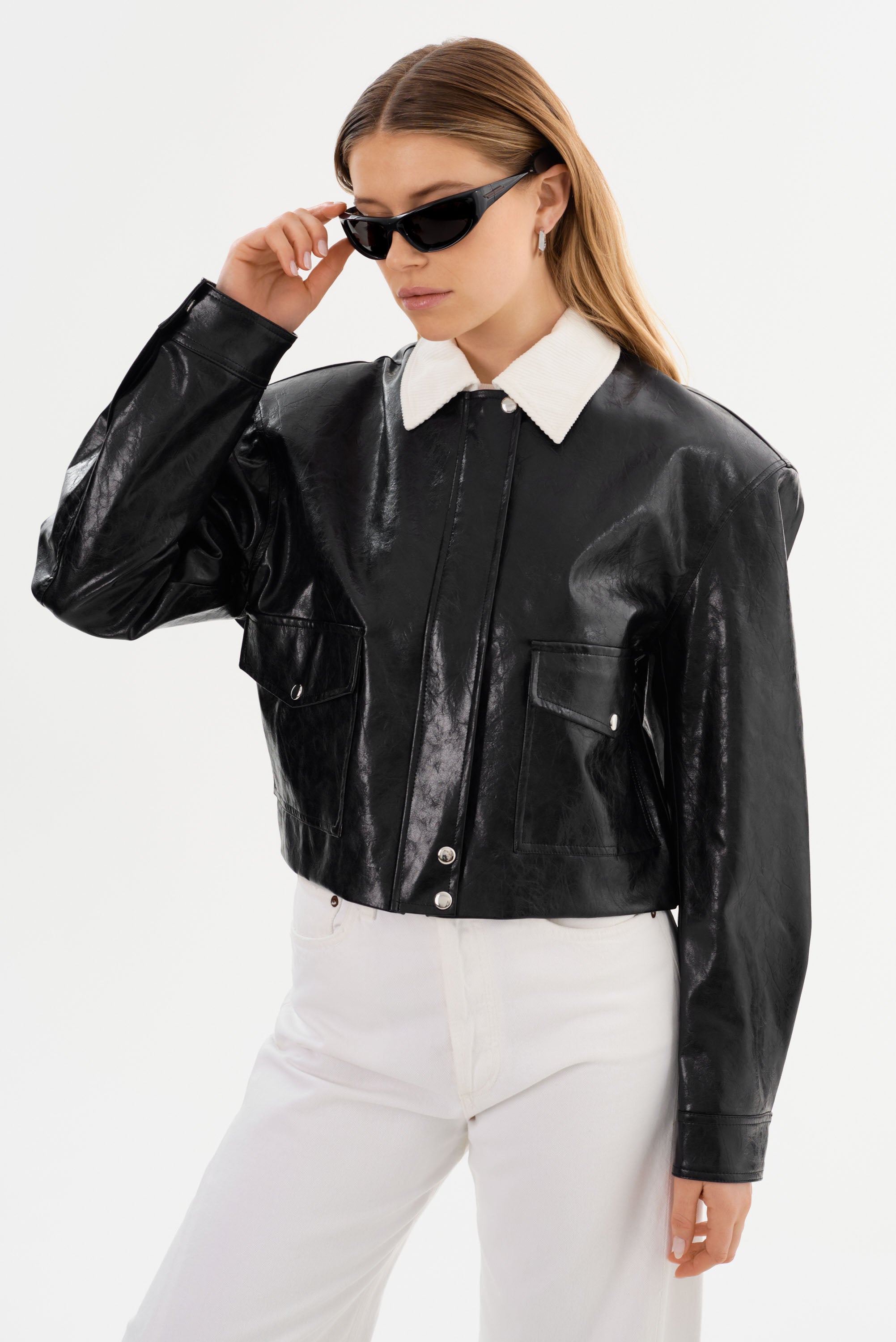 BRAYLIN | Veste en faux cuir