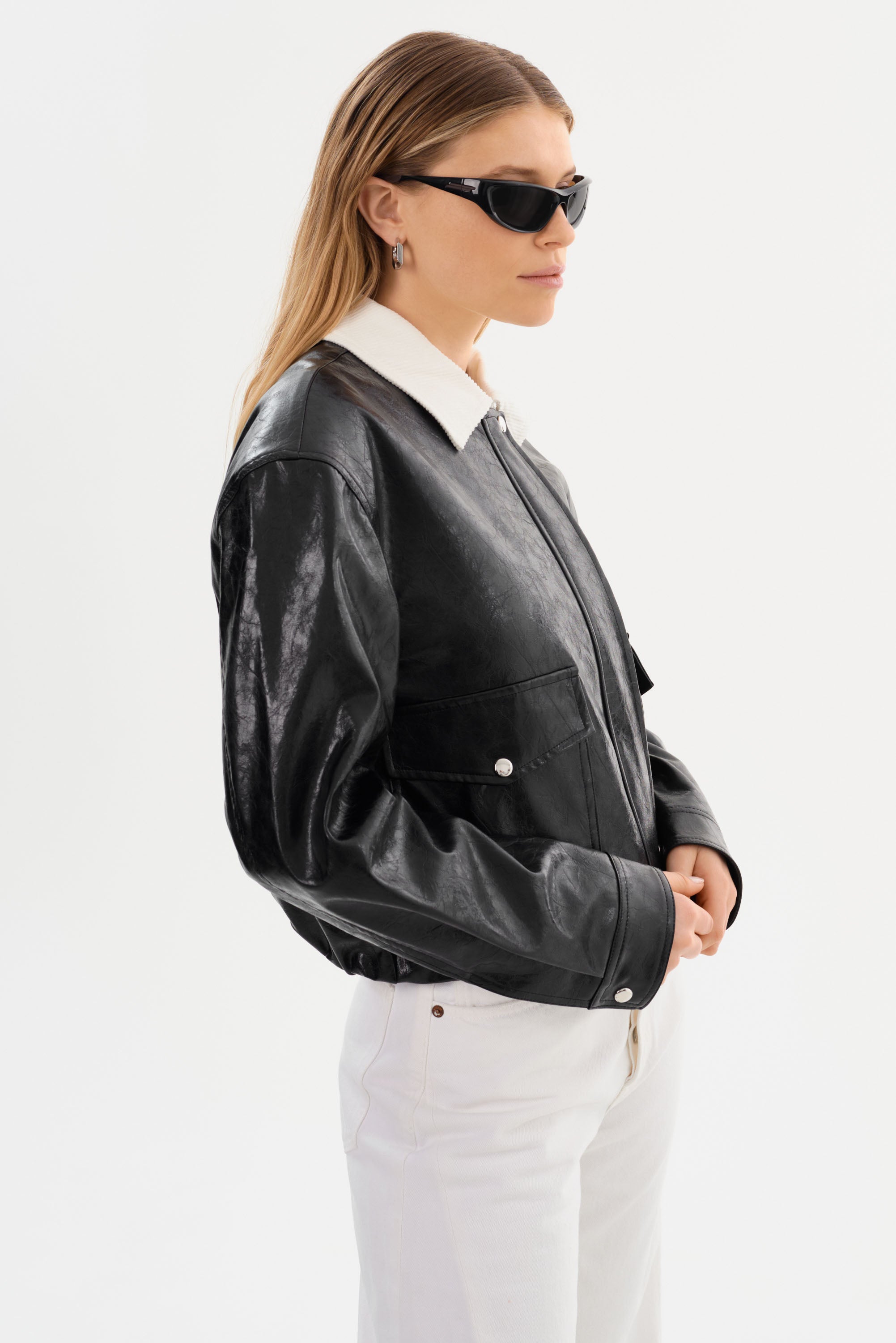 BRAYLIN | Veste en faux cuir