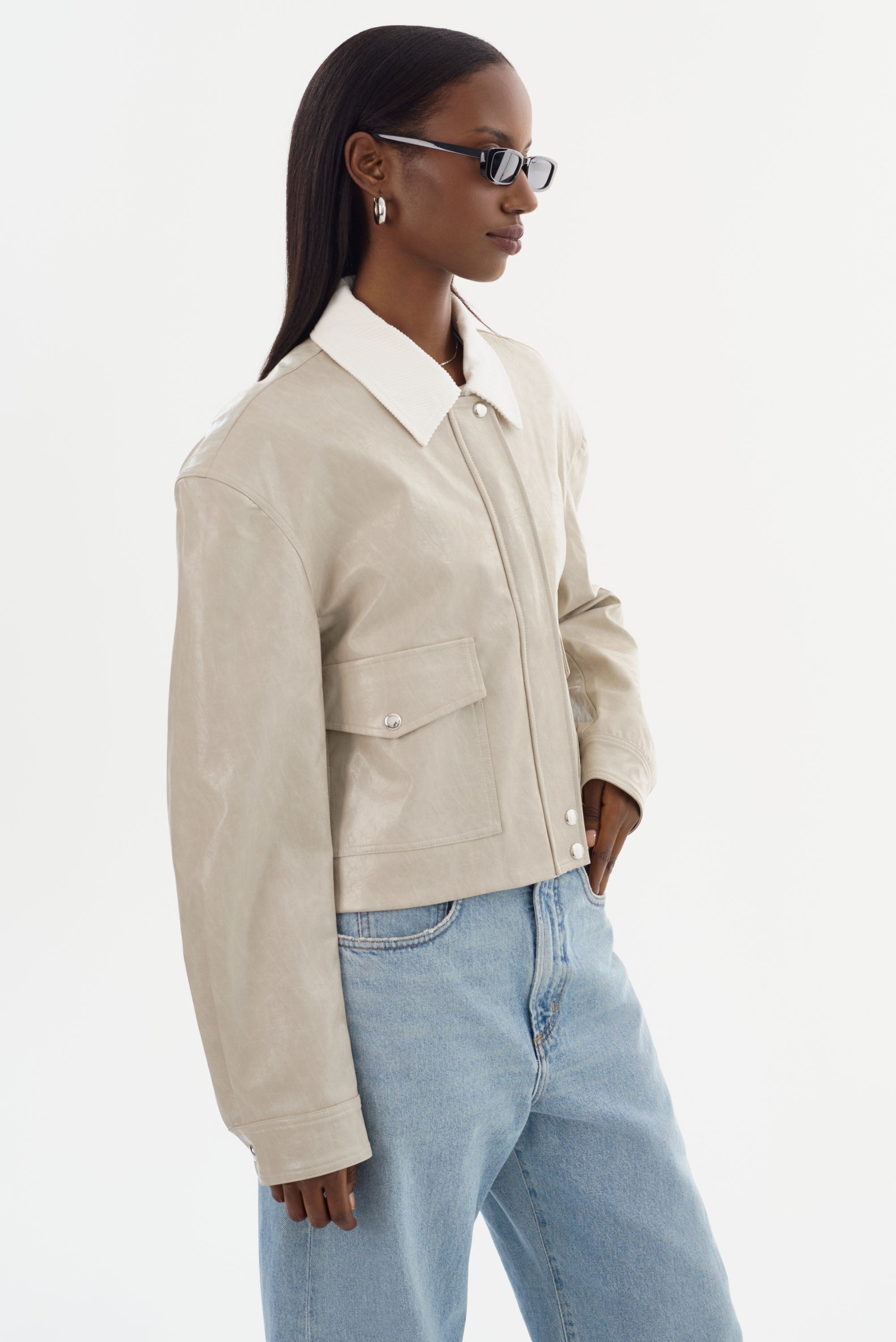 BRAYLIN | Veste en faux cuir
