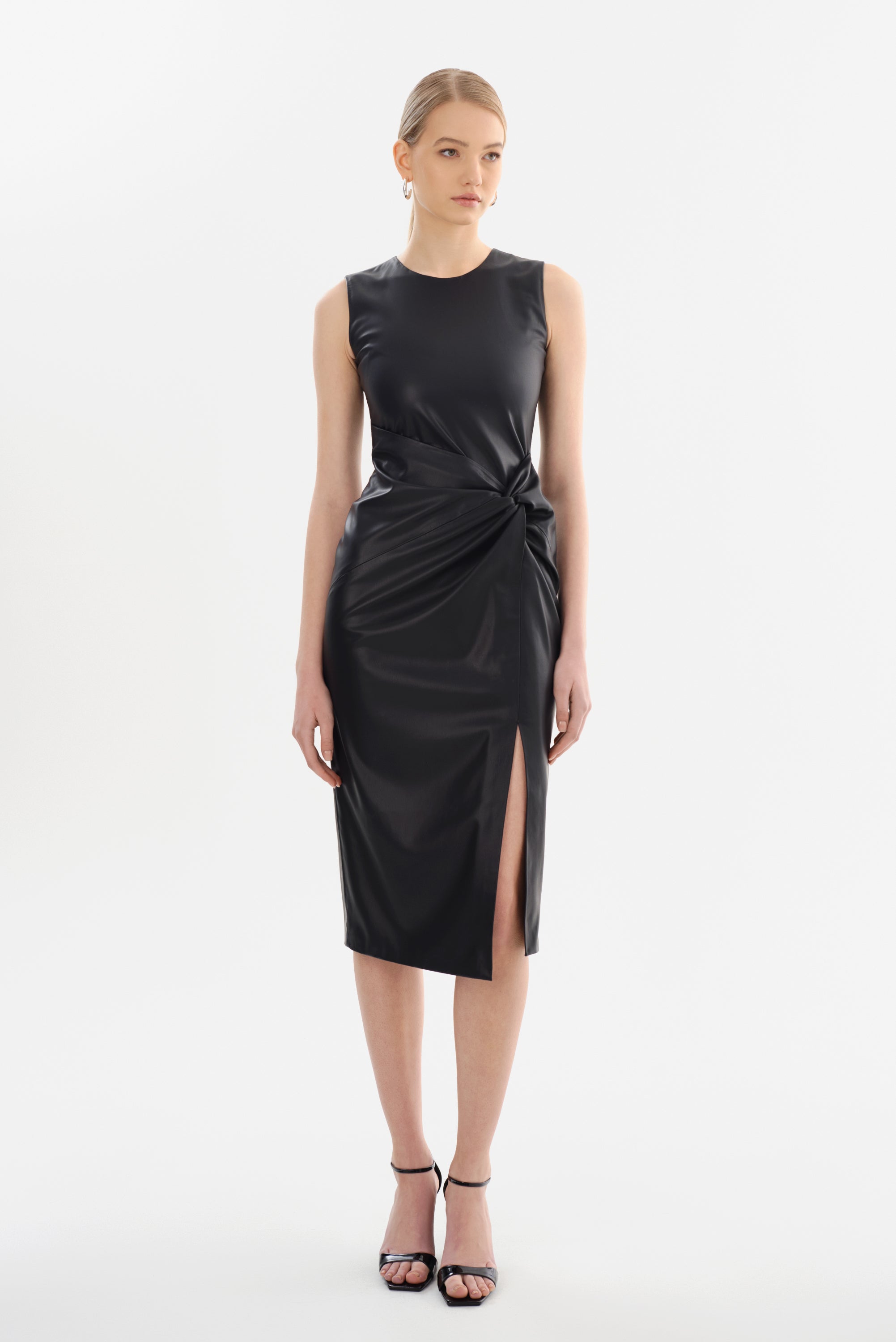 Brett | Faux Leather Dress Black / XS Brett | Faux Leather Dress Black / XS