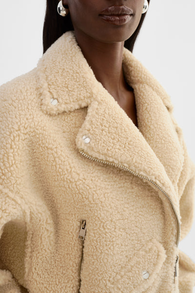 BRINA | Sherpa Biker Jacket