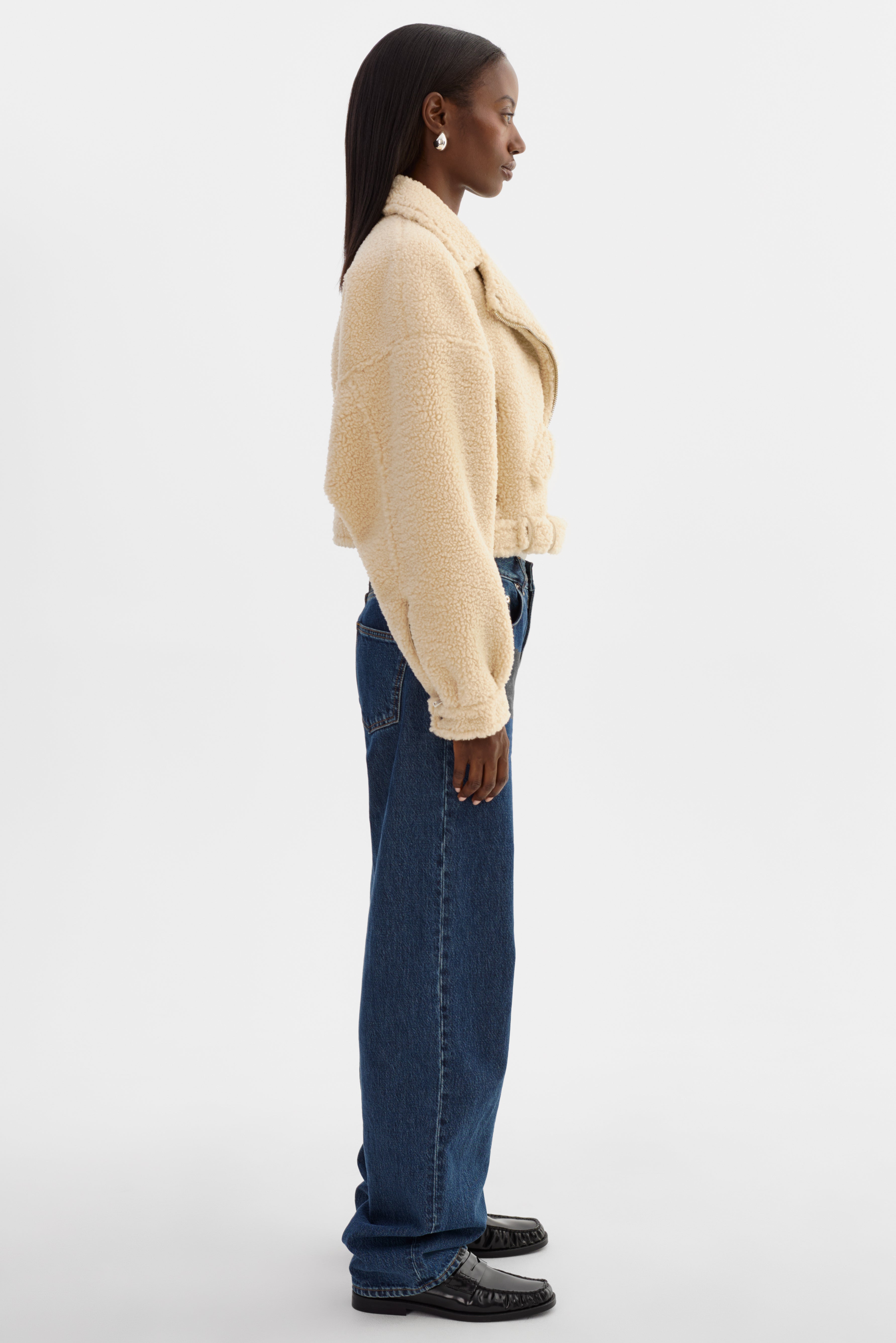 BRINA | Sherpa Biker Jacket