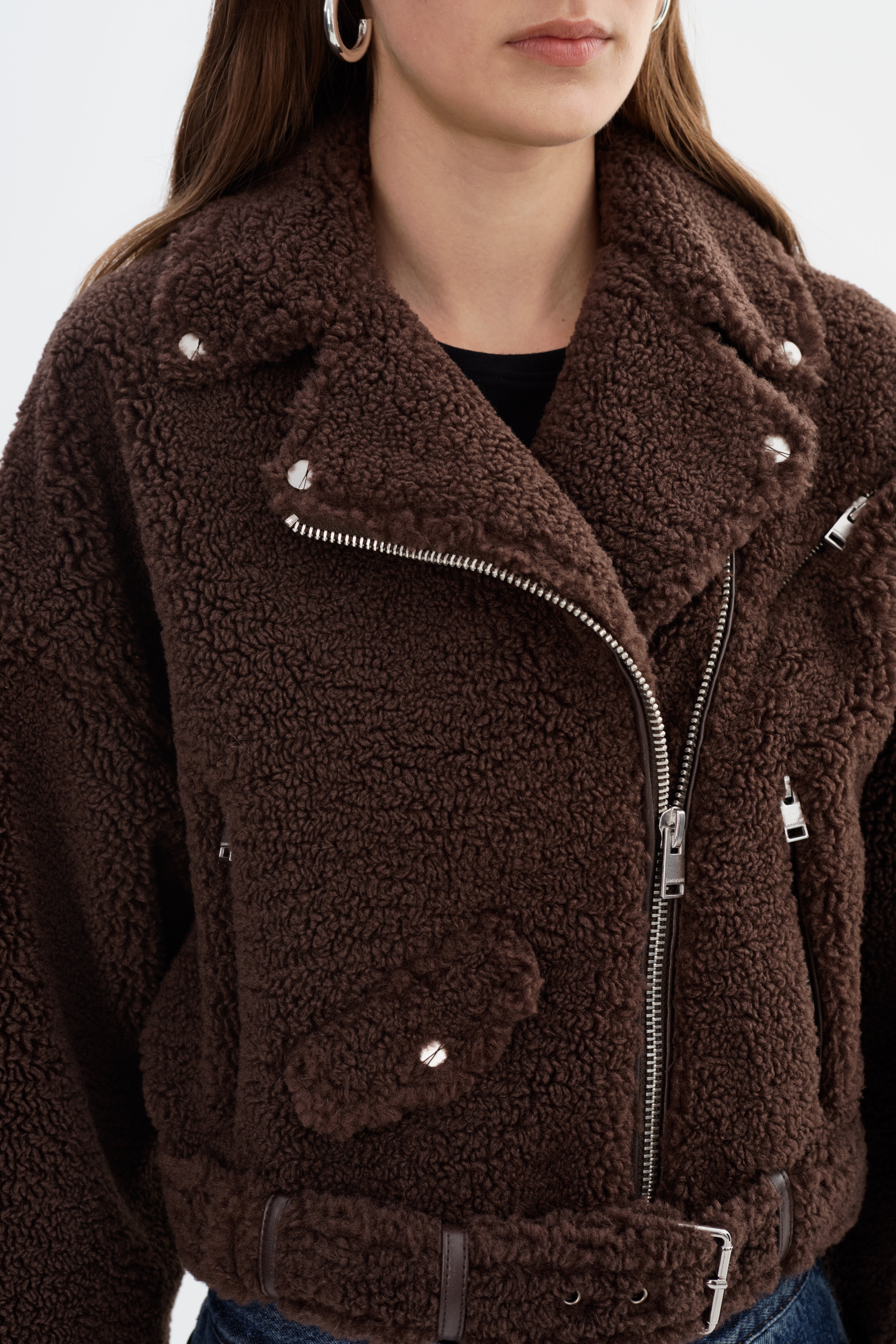 BRINA | Sherpa Biker Jacket