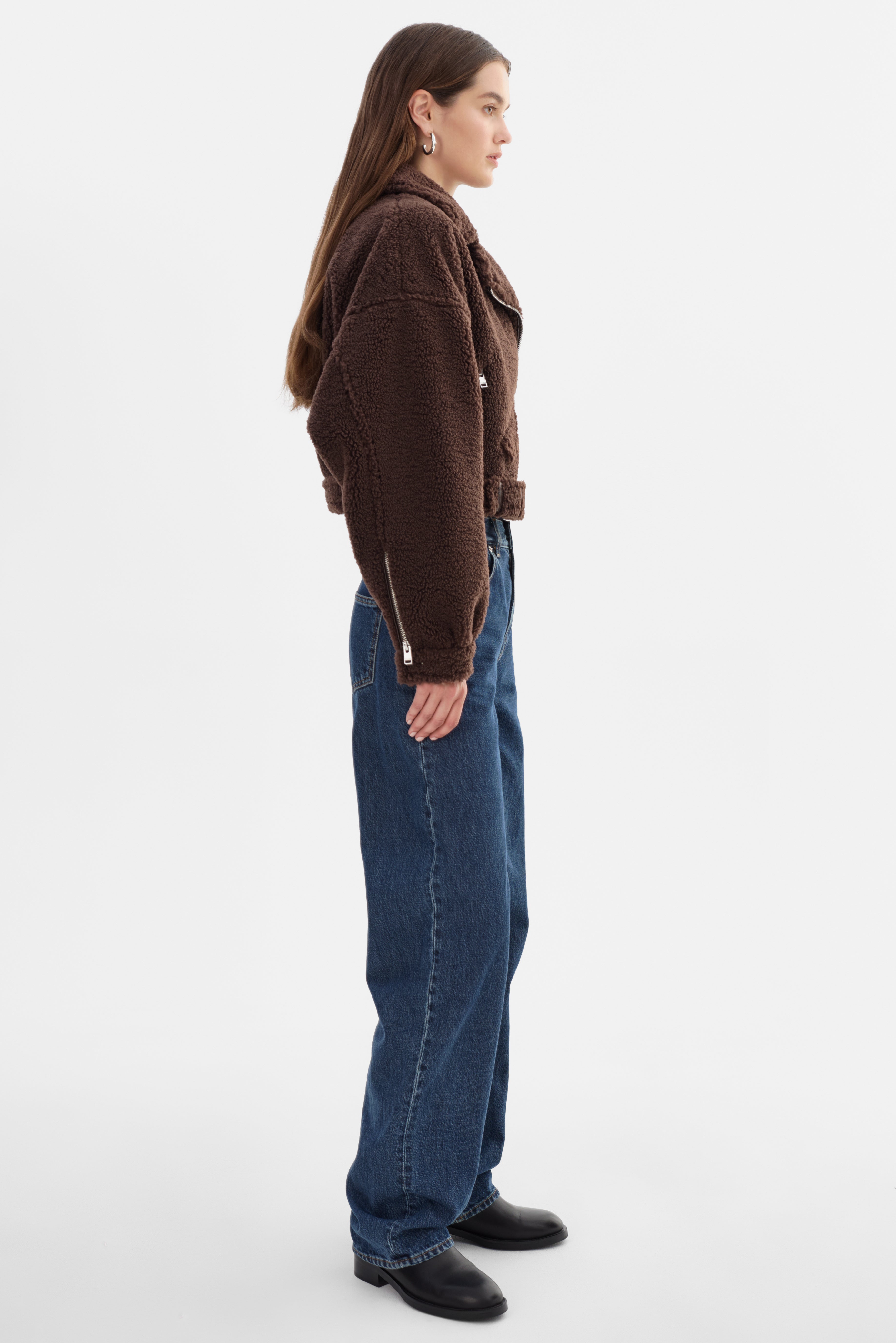 BRINA | Sherpa Biker Jacket