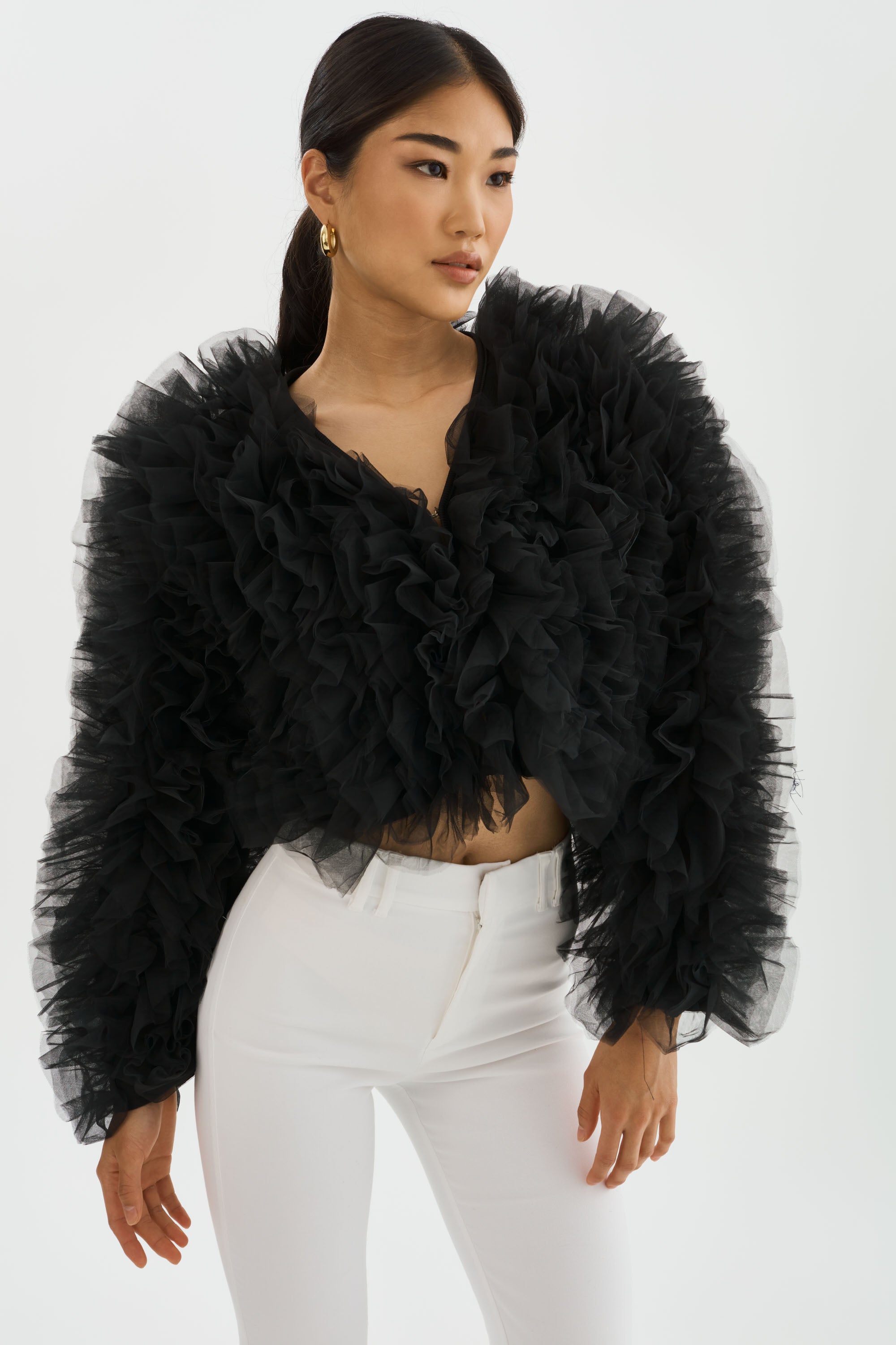 Tulle clothing jacket hotsell