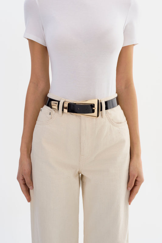 BROOKLYN | Patent Leather Belt