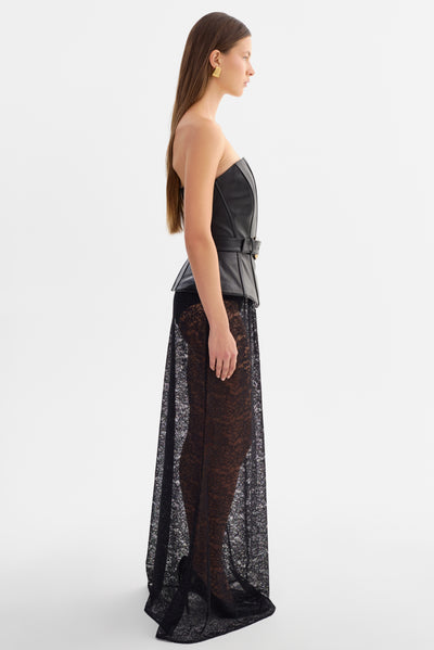 CALA | Belted Leather Bustier
