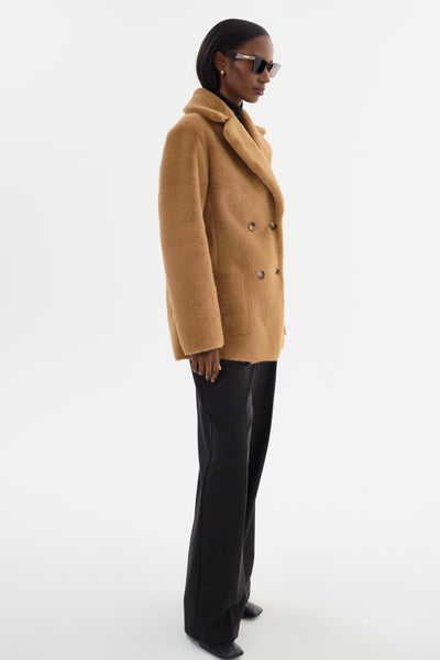 CAMILLE | Faux Shearling Reversible Coat