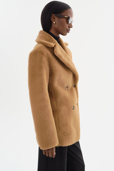 CAMILLE | Faux Shearling Reversible Coat