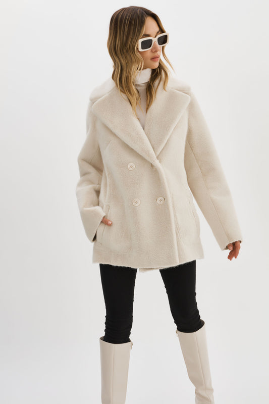 CAMILLE | Faux Shearling Reversible Coat