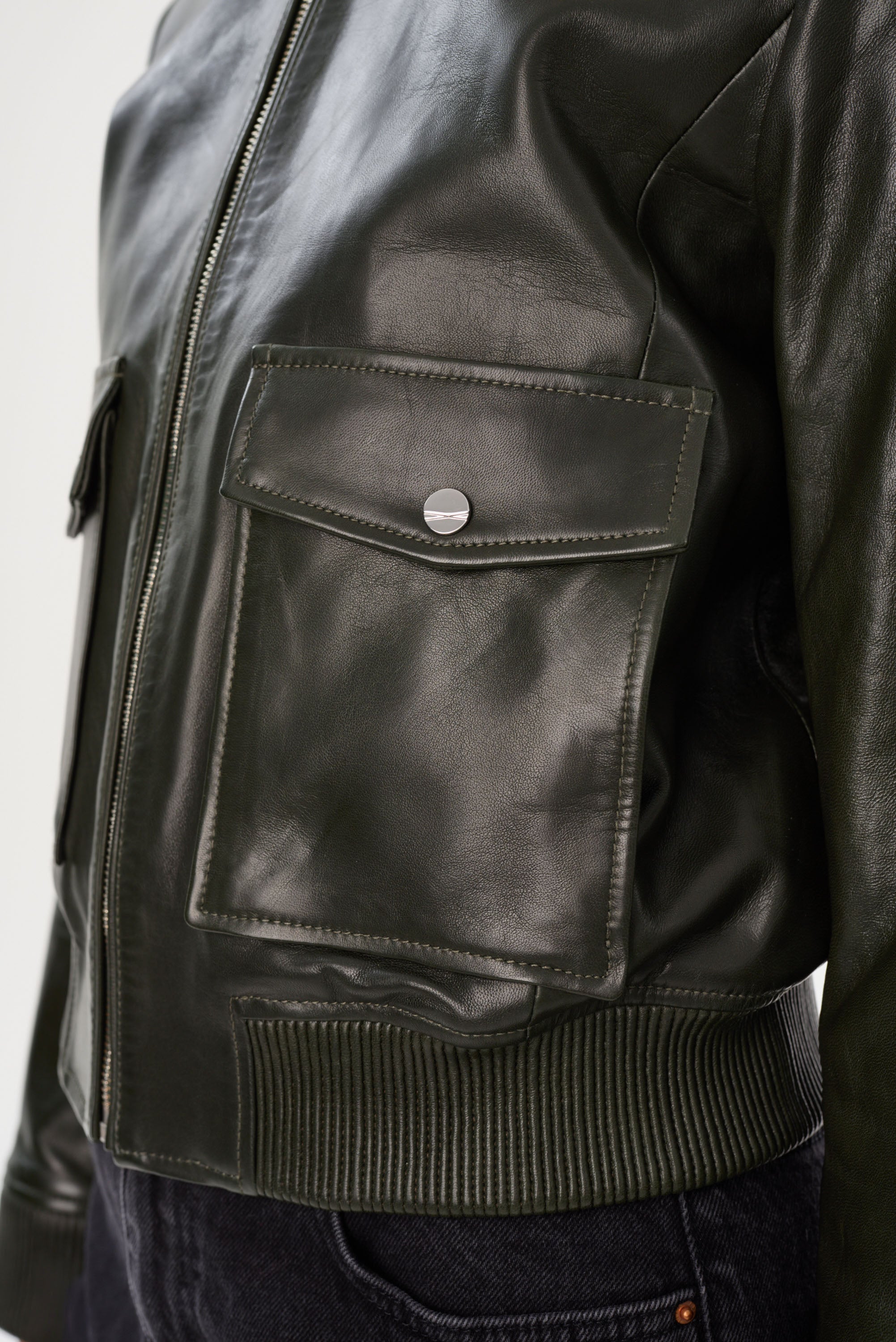 CANDACE | Blouson aviateur en cuir