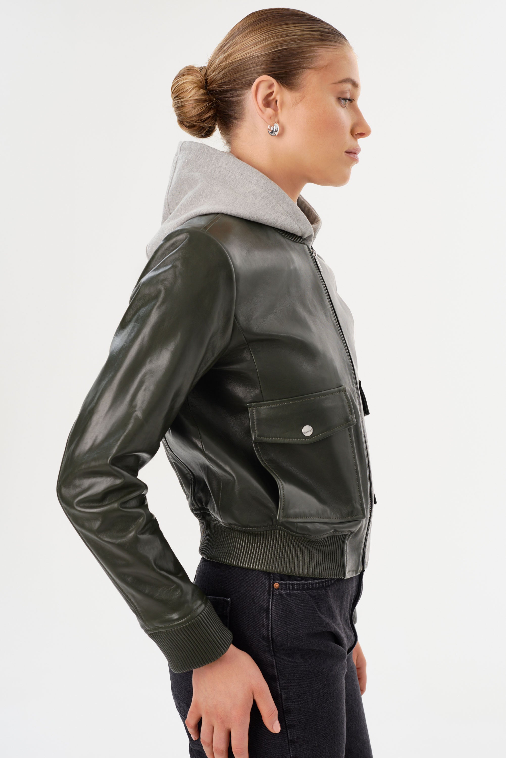CANDACE | Blouson aviateur en cuir