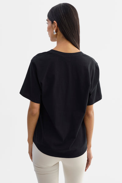 CECILIA | Deep V-neck Tee