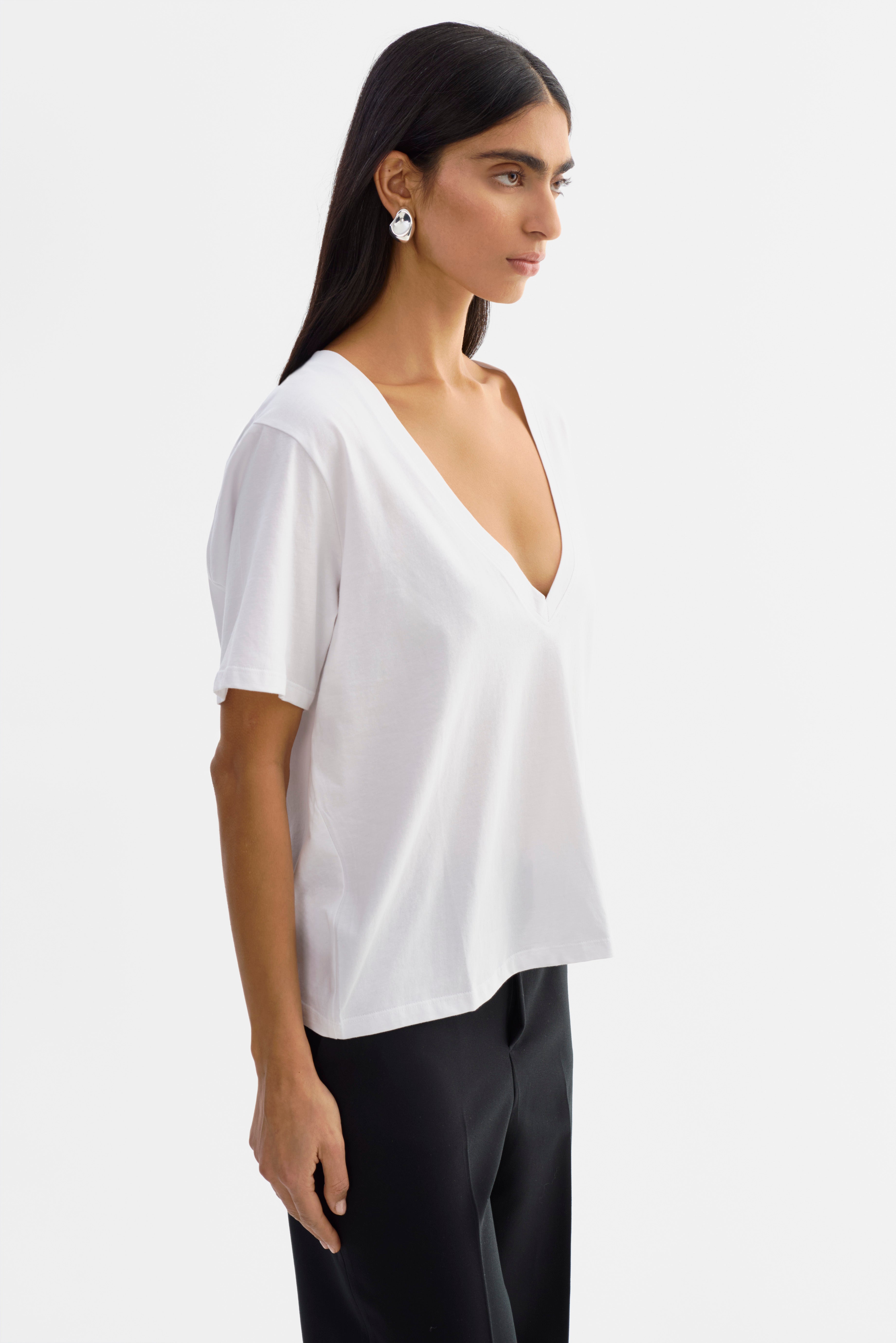 deep v neck t shirt dress lonwick Women's Casual T-Shirt Dresses Long Sleeve Tunic Waist Dress with Pockets Solid Color deep V Neck Evening Dress (Grey,Small,Small) at Amazon Women's Clothing store