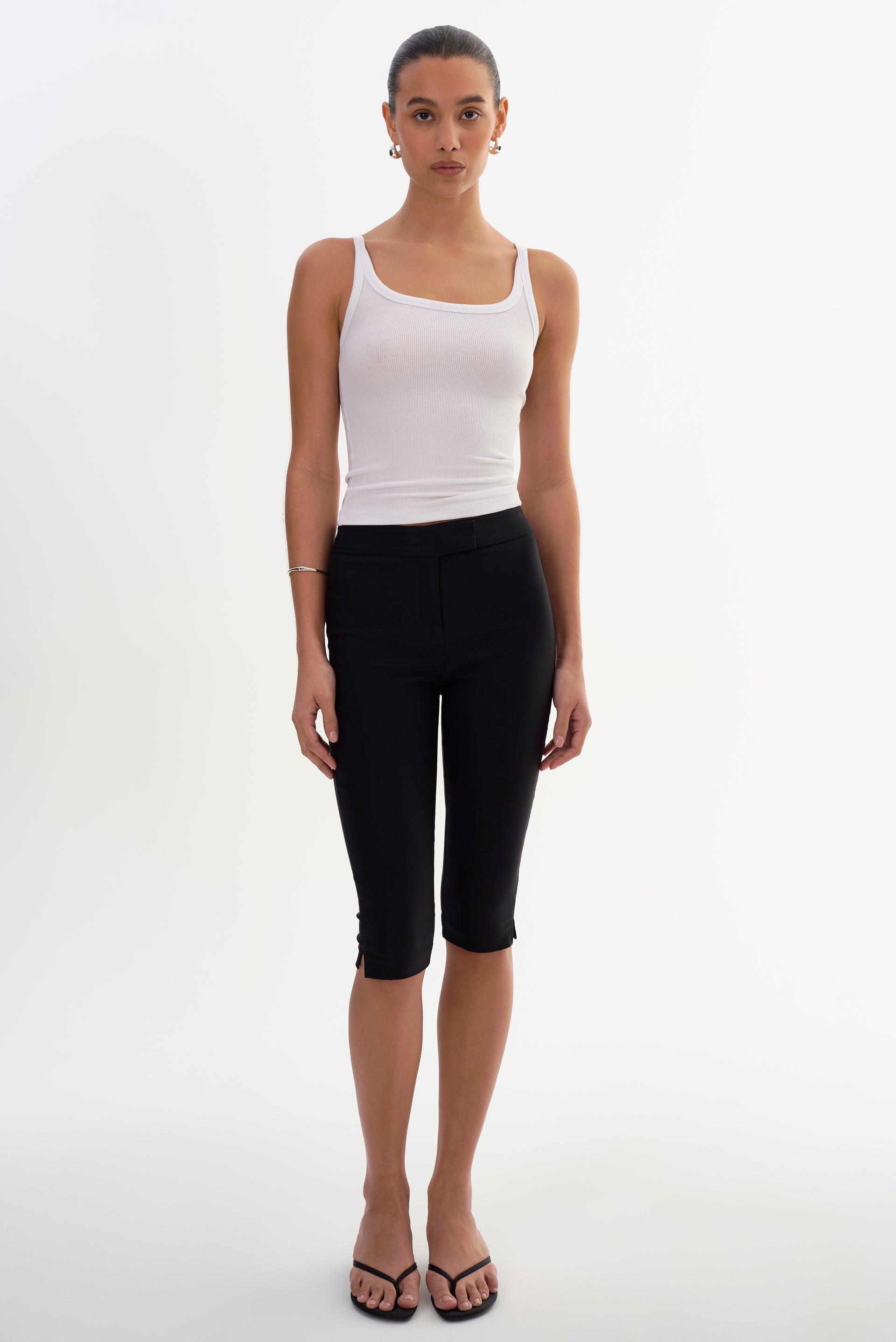CELINE Stretch Twill Capri