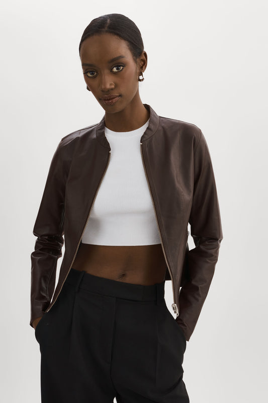 CHAPIN | Bomber réversible en cuir