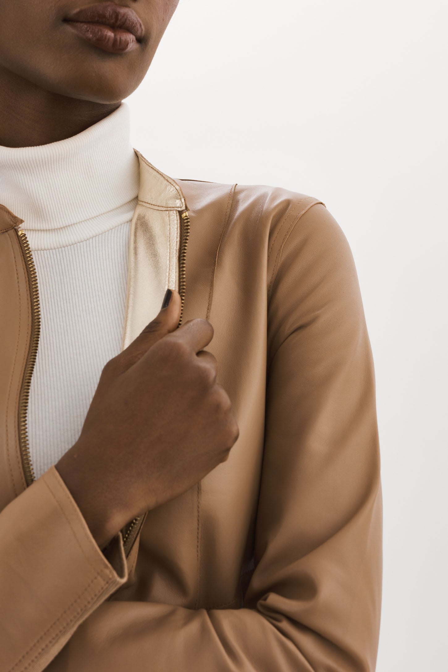 CHAPIN | Bomber réversible en cuir