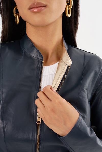 CHAPIN | Reversible Leather Bomber