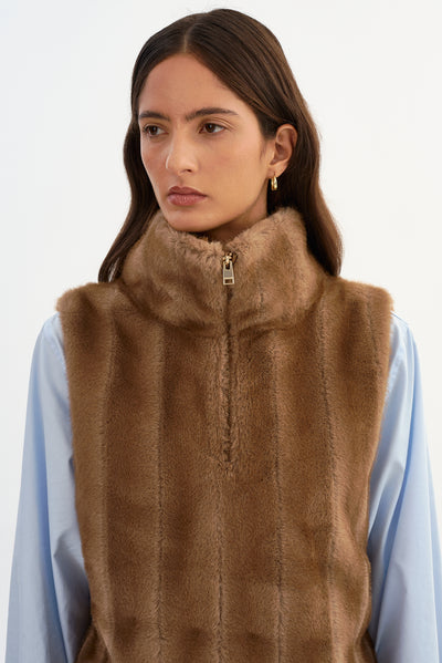 CHAYA | Faux Fur Gilet
