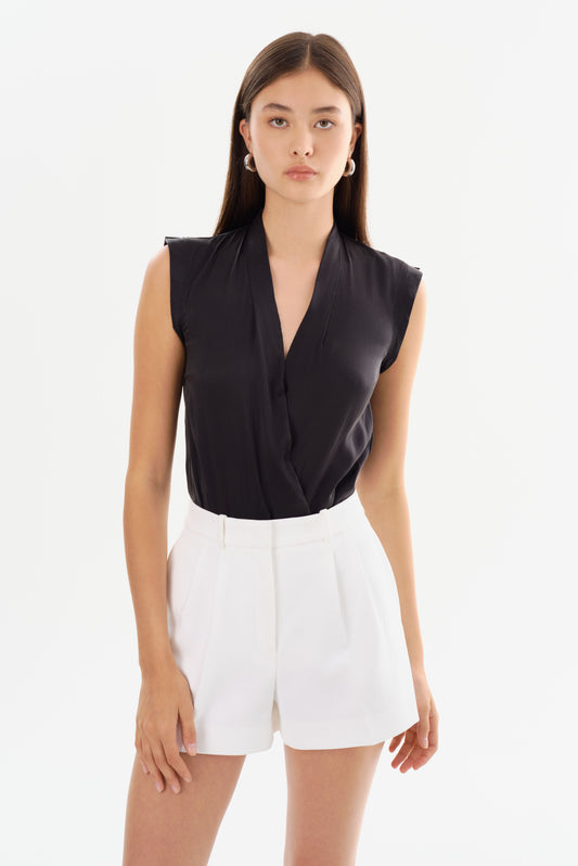 CINTA | Sleeveless Silk Bodysuit