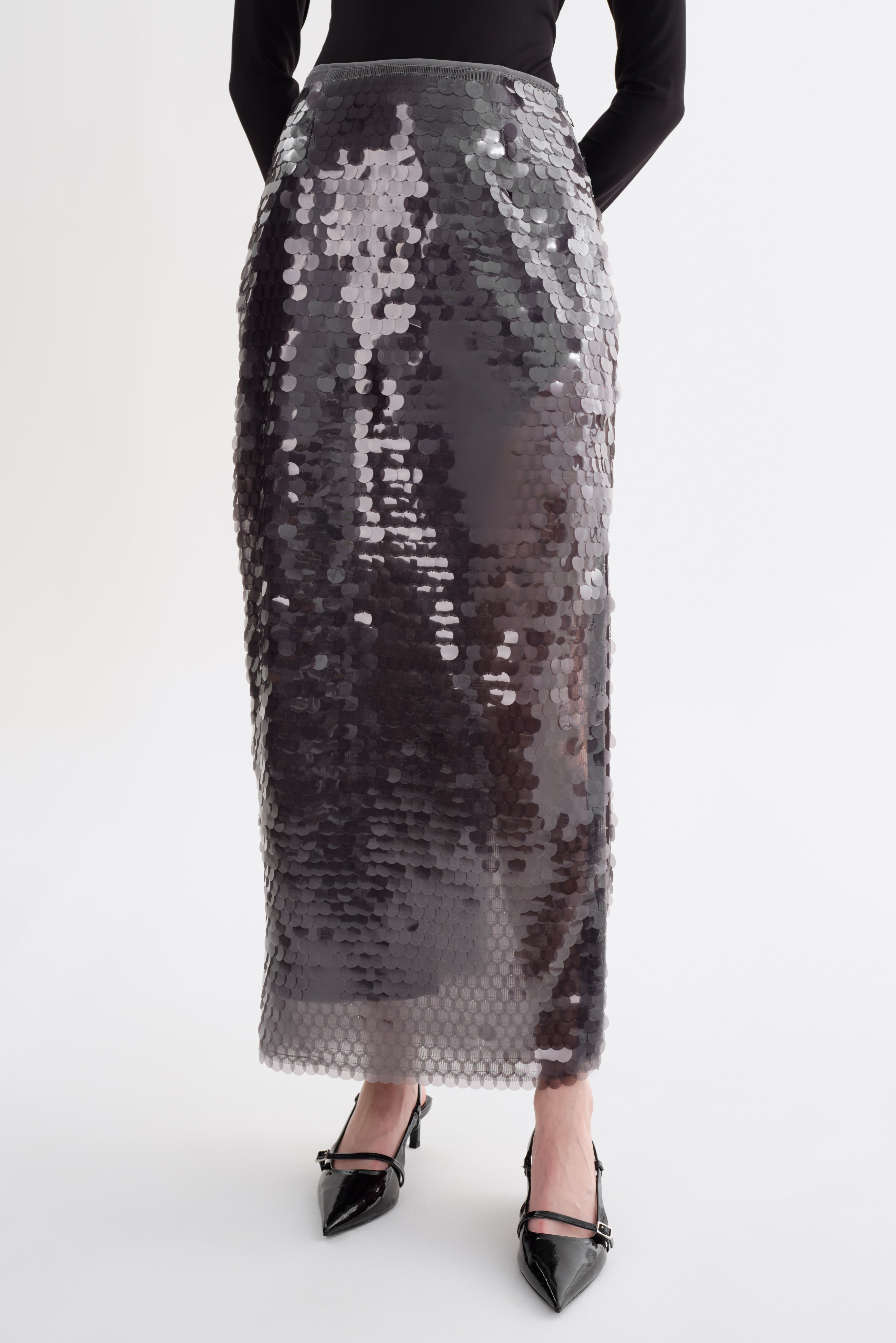 CLARA | Jupe Mi-longue à Sequins