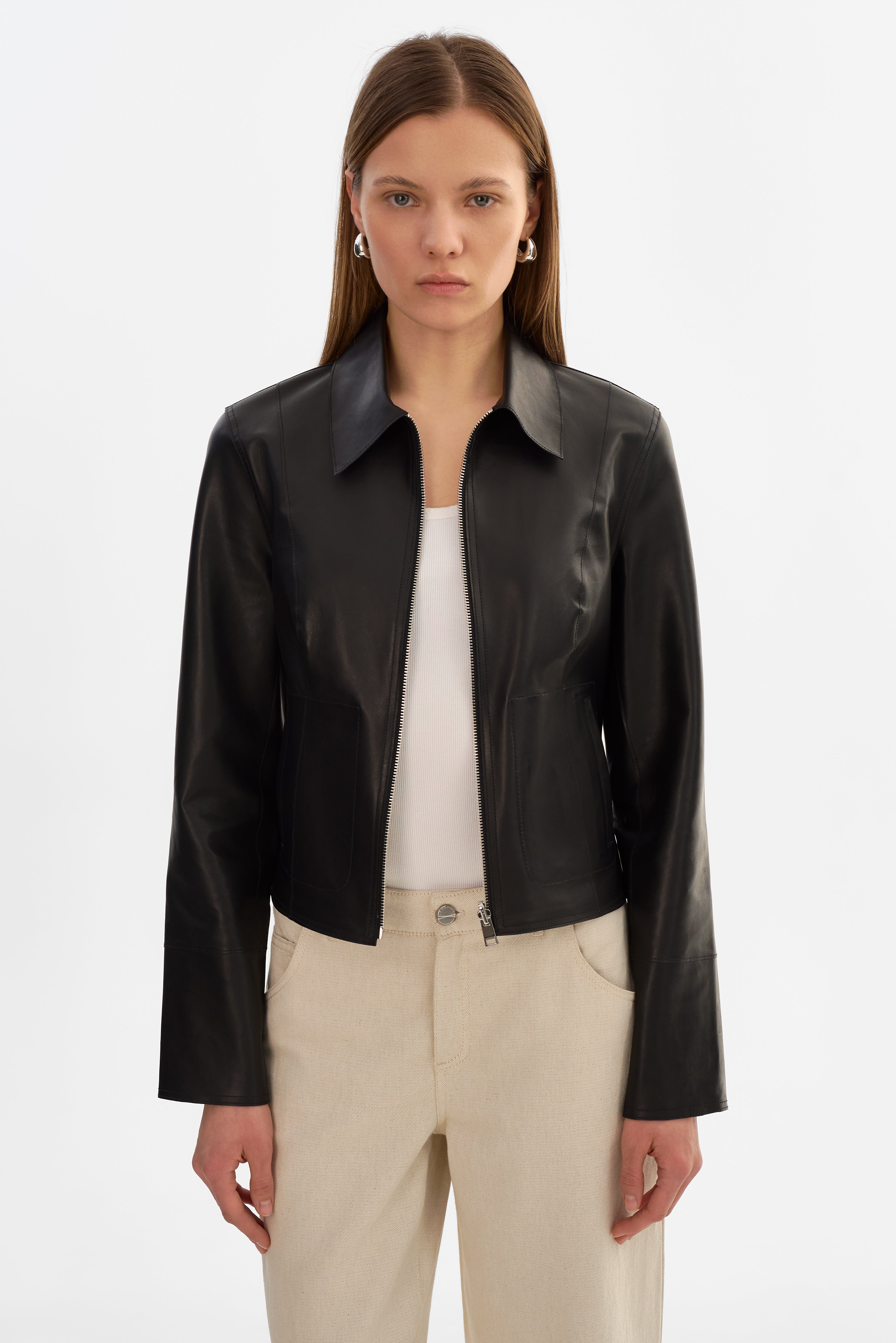 CLARIE | Veste en cuir réversible