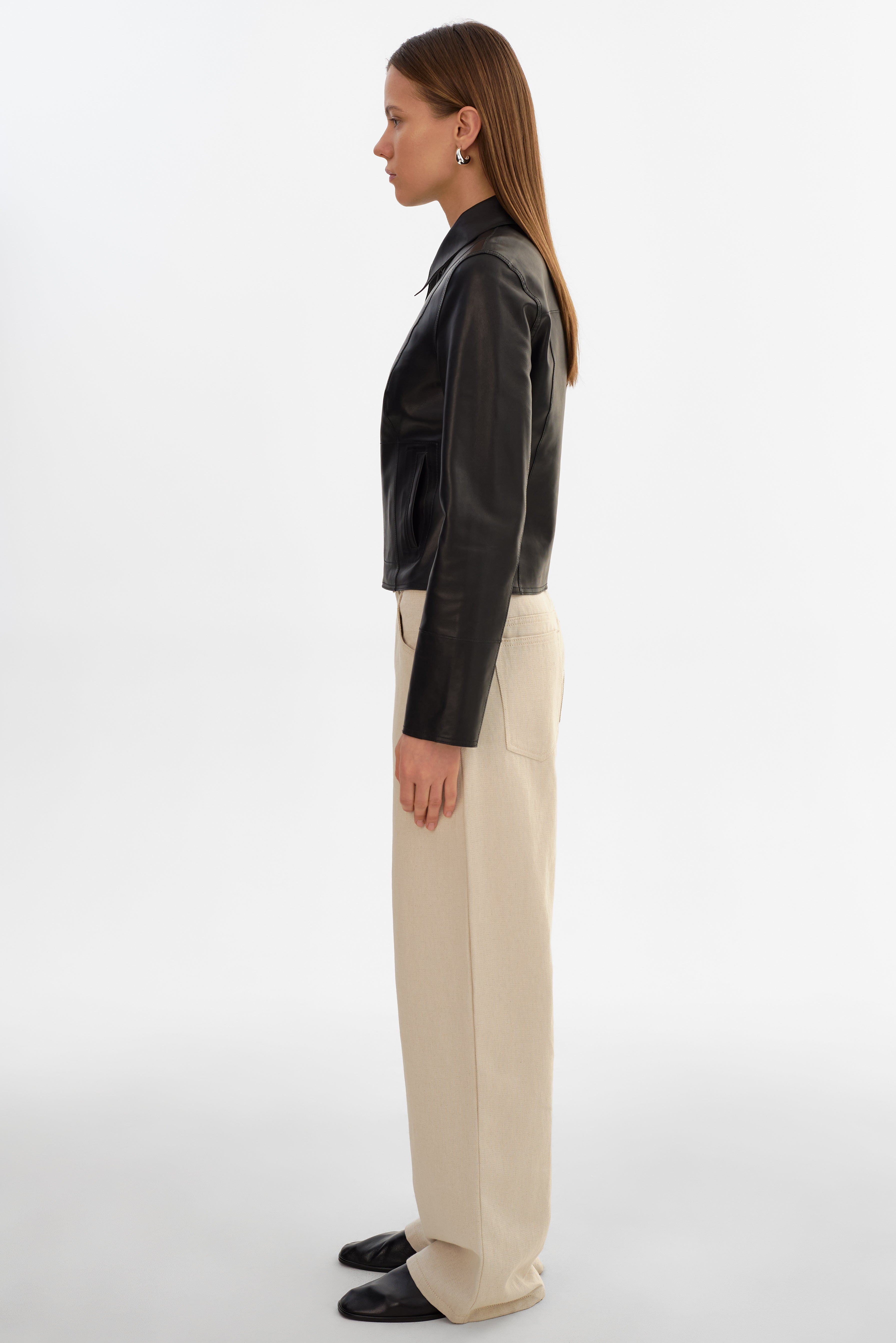 CLARIE | Veste en cuir réversible