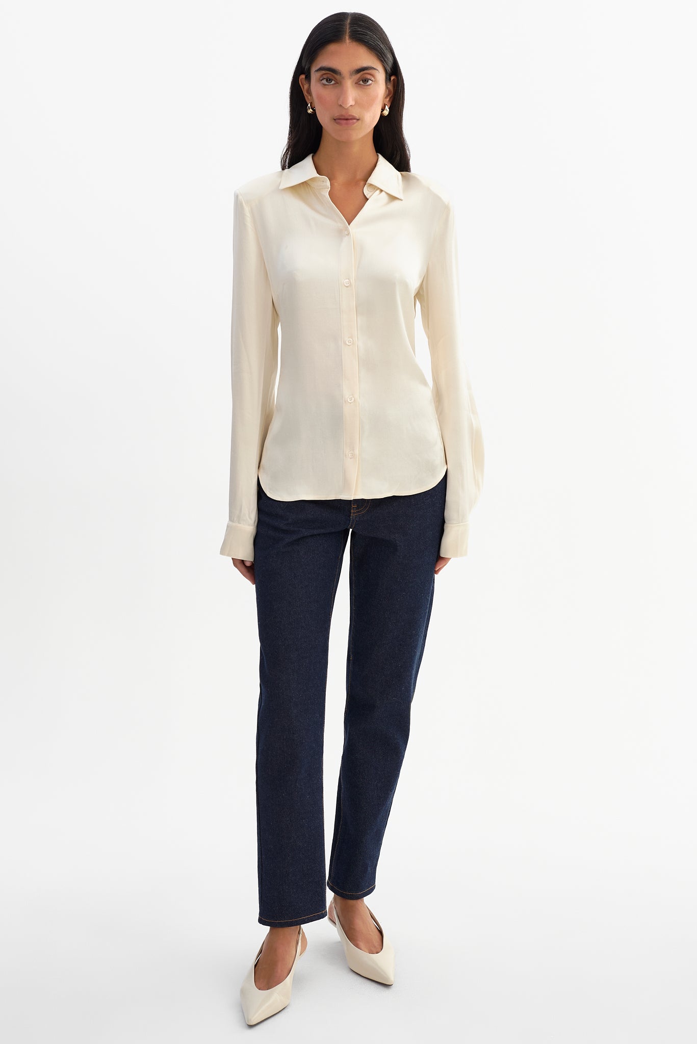 CLARKE | Chemise en satin