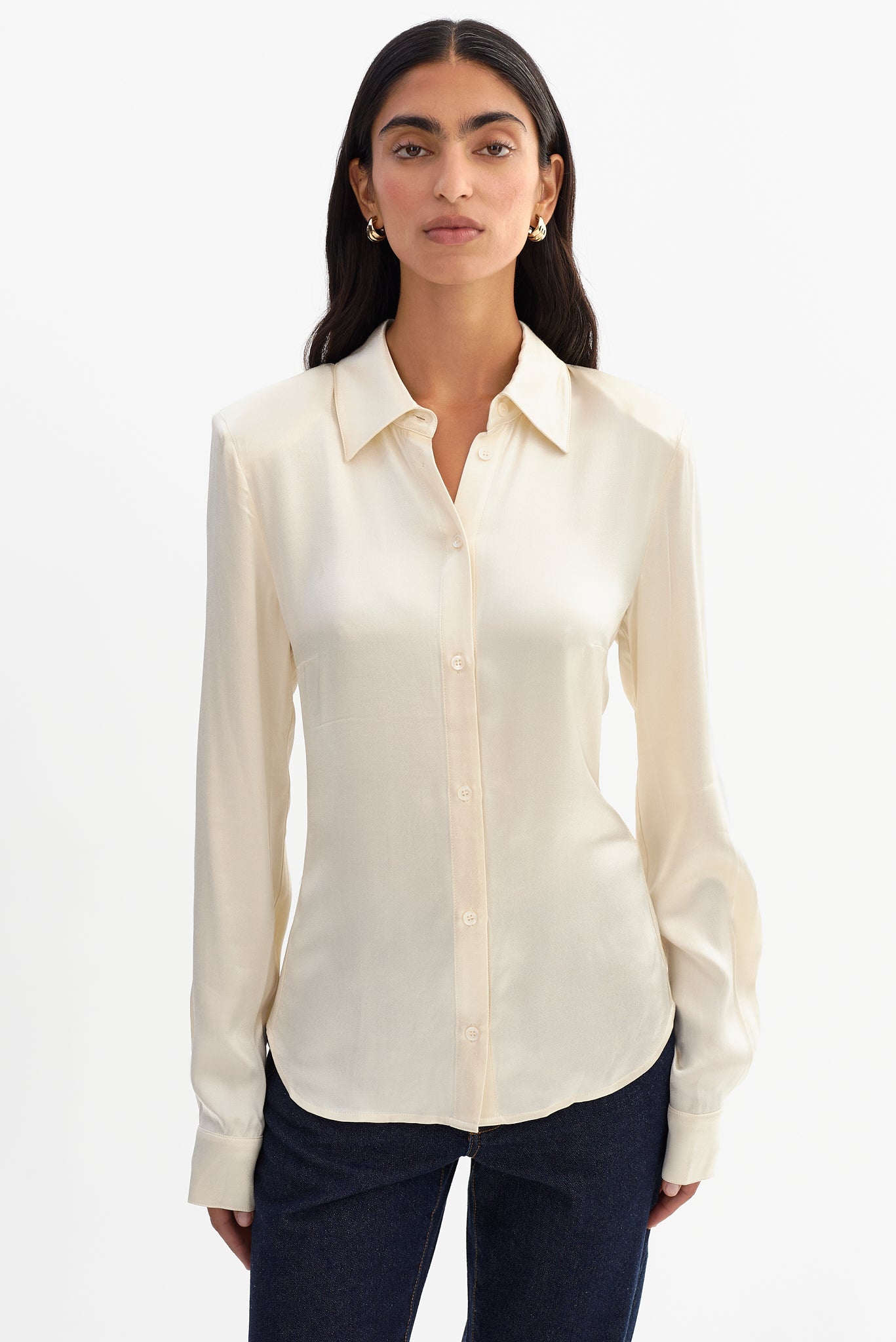 CLARKE | Chemise en satin