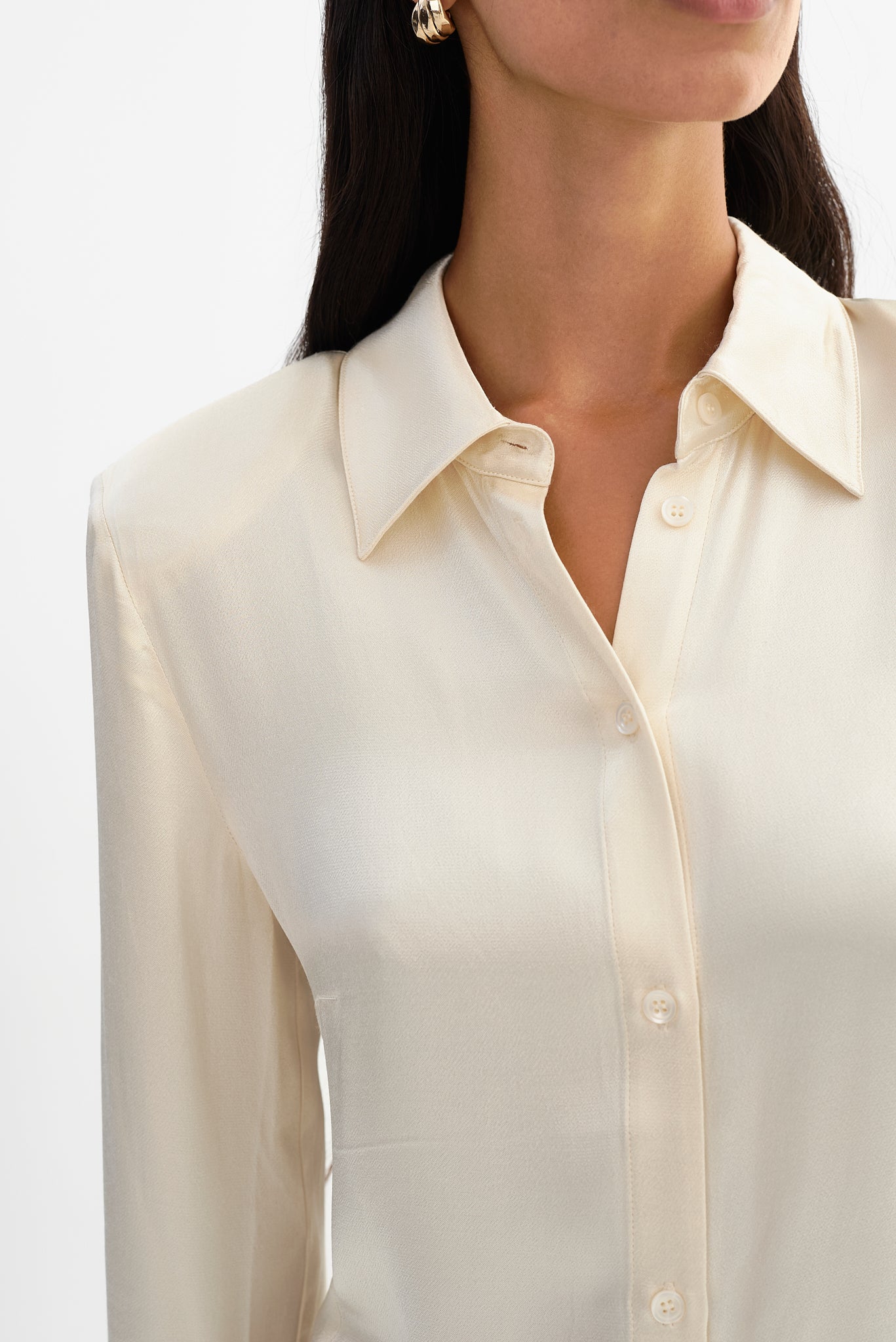 CLARKE | Chemise en satin
