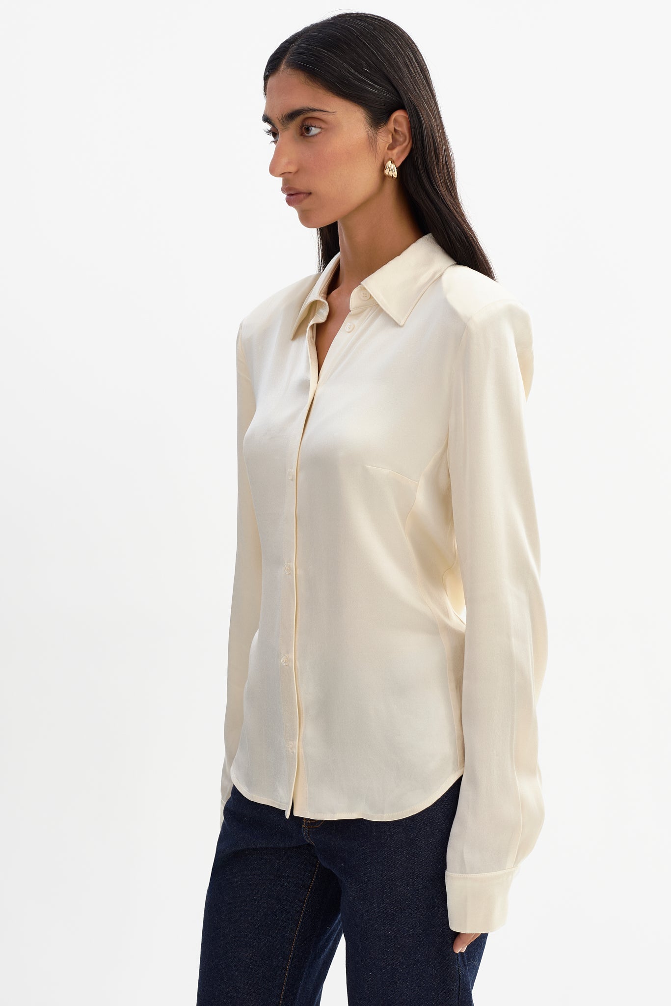 CLARKE | Chemise en satin