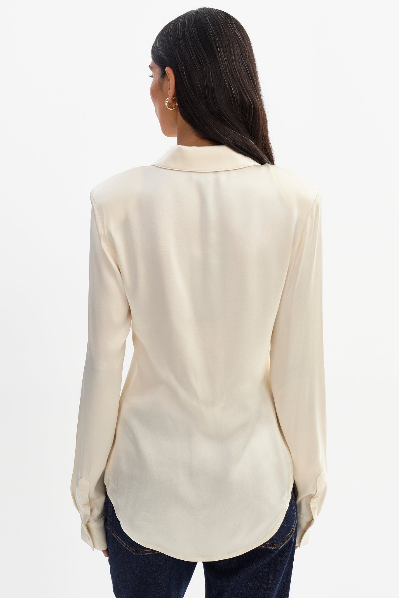 CLARKE | Chemise en satin