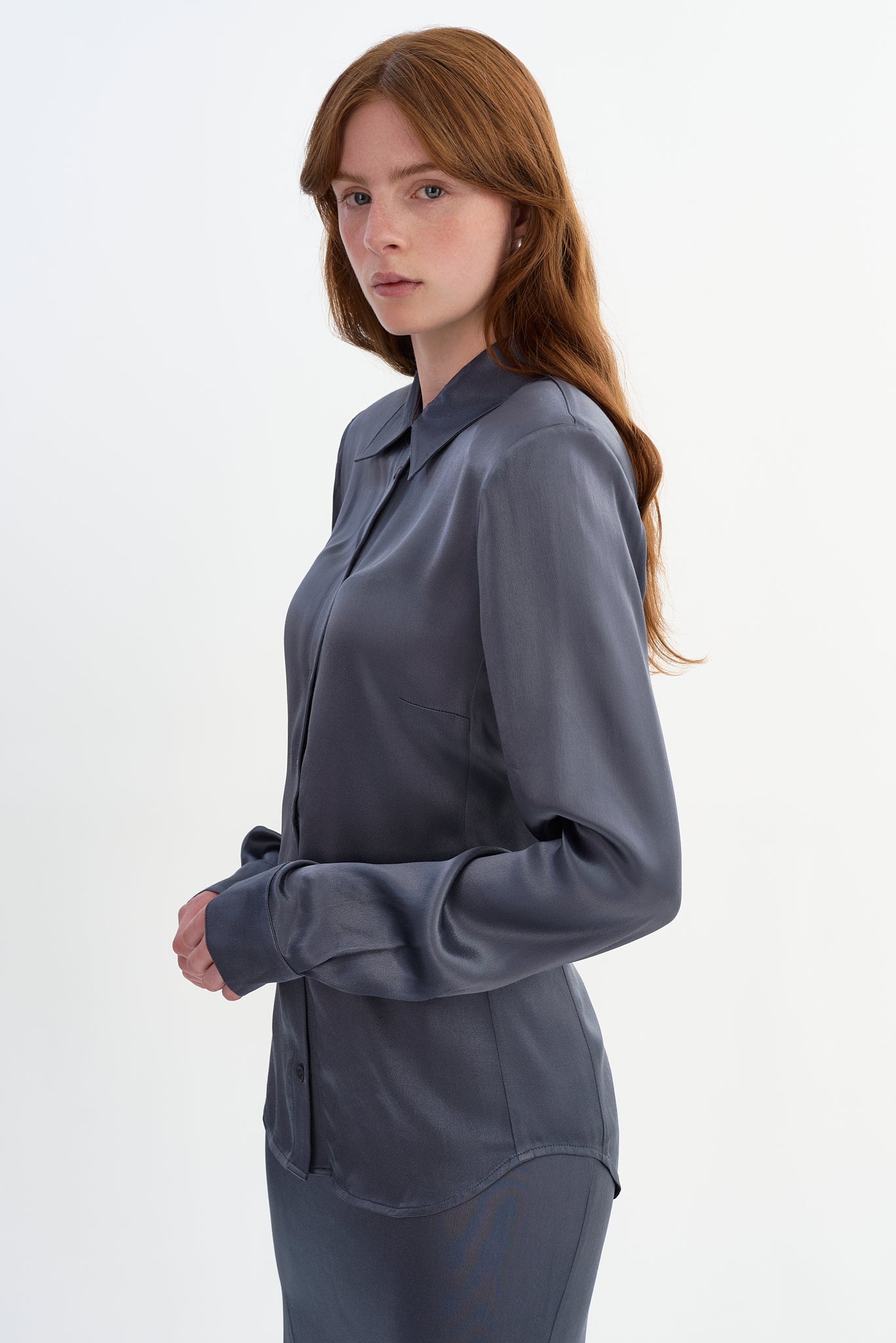 CLARKE | Chemise en satin