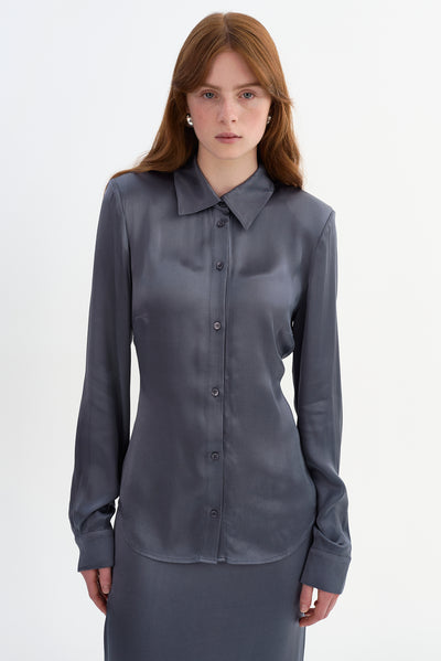 CLARKE | Satin Shirt