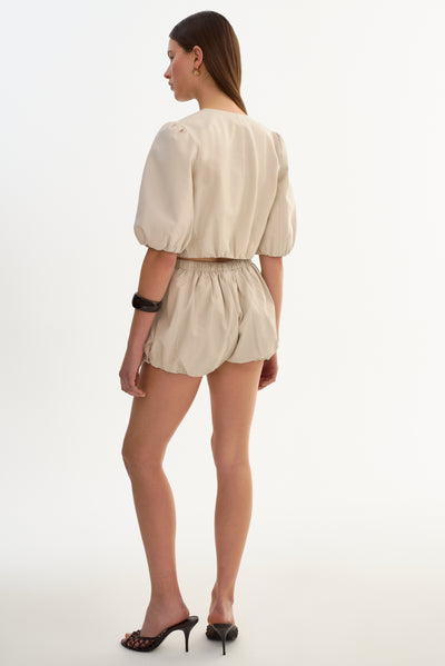 DAISY | Leather Bloomer Shorts
