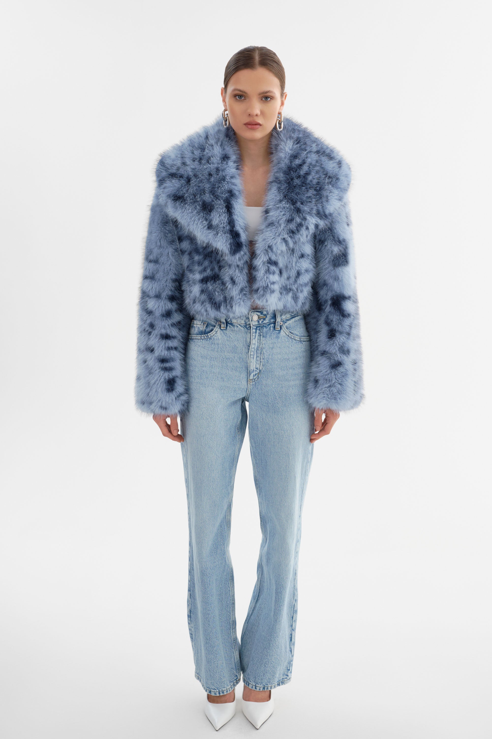  DANIKA LEO | Veste courte en fausse fourrure