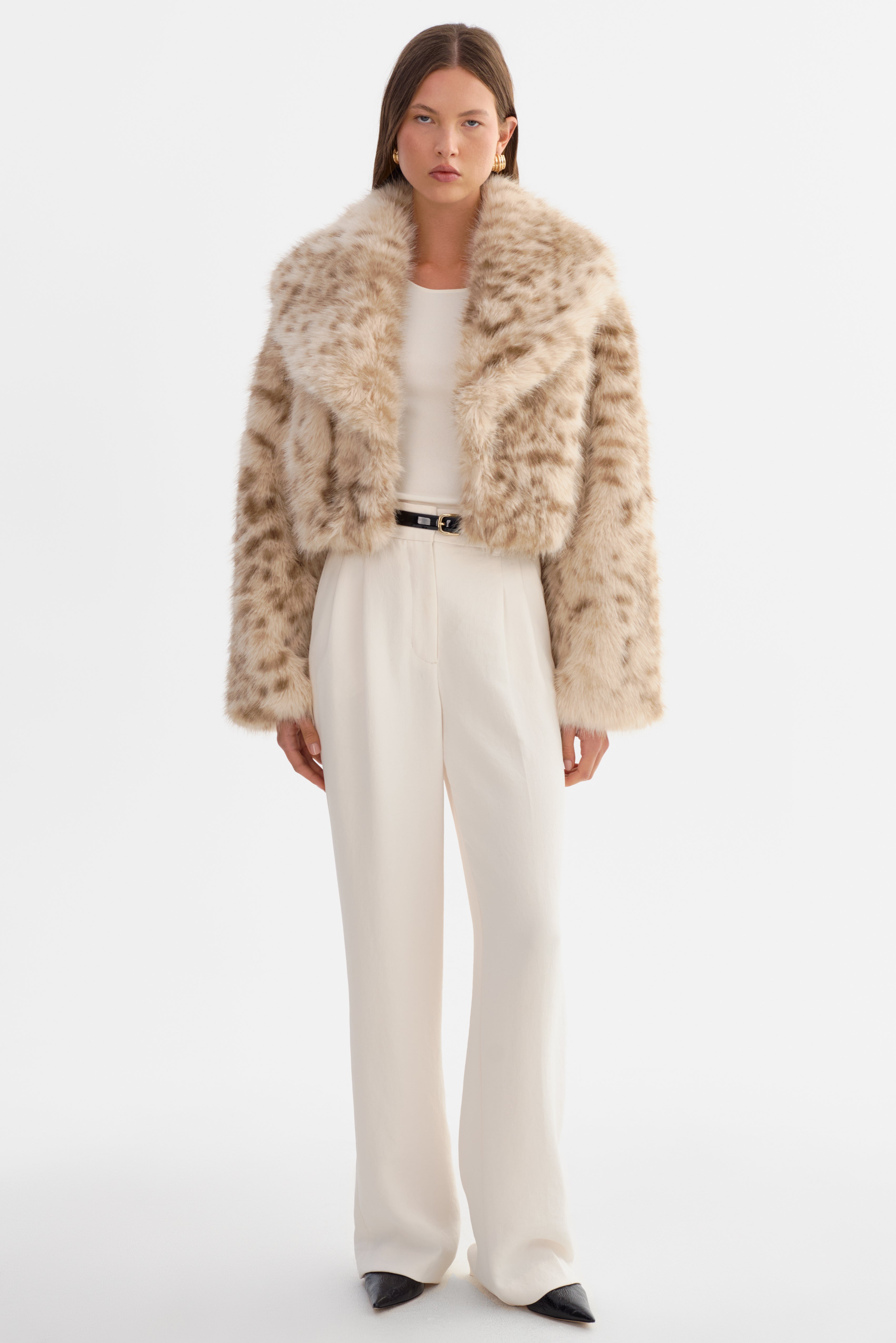 DANIKA LEO | Veste courte en fausse fourrure