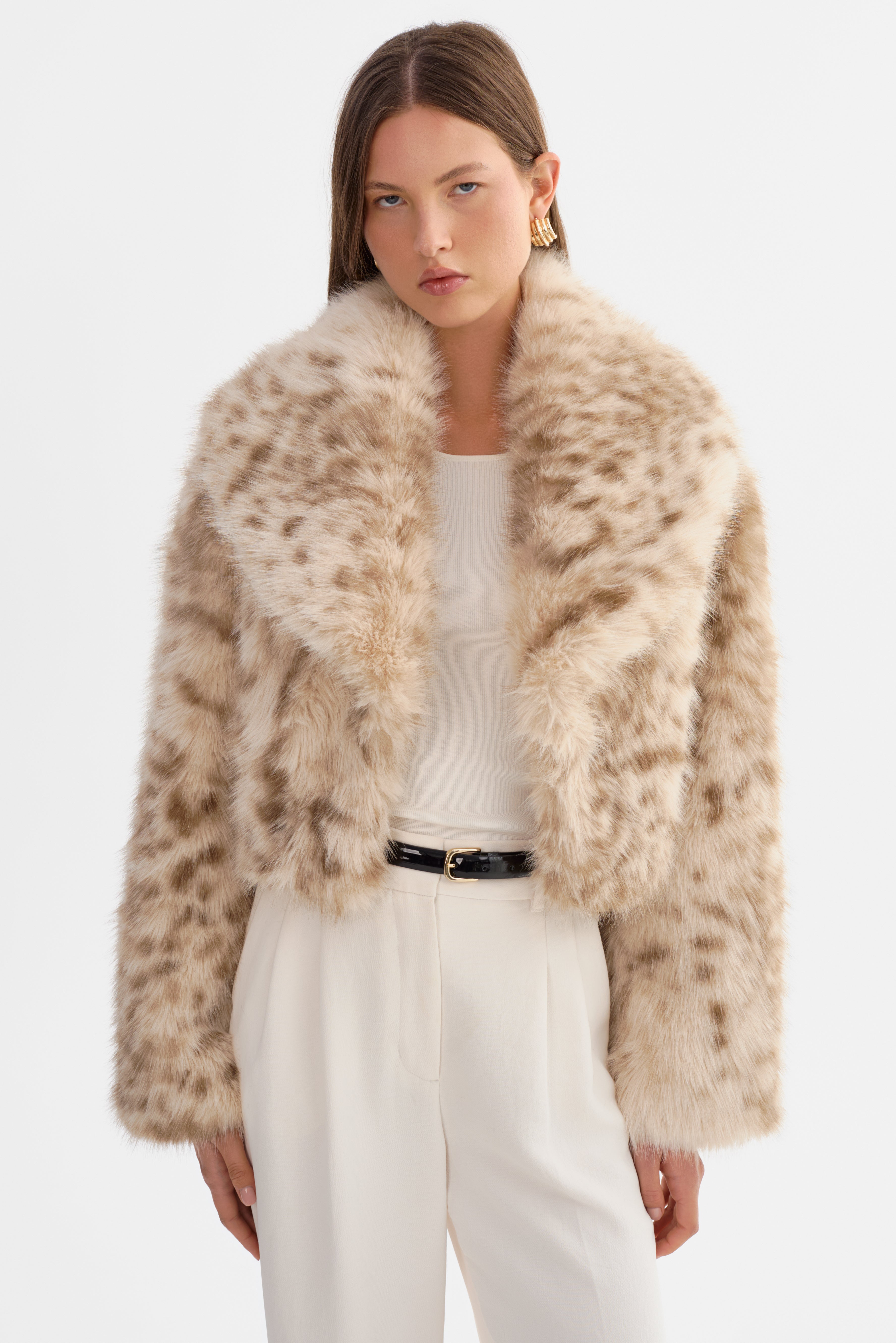 DANIKA LEO | Veste courte en fausse fourrure