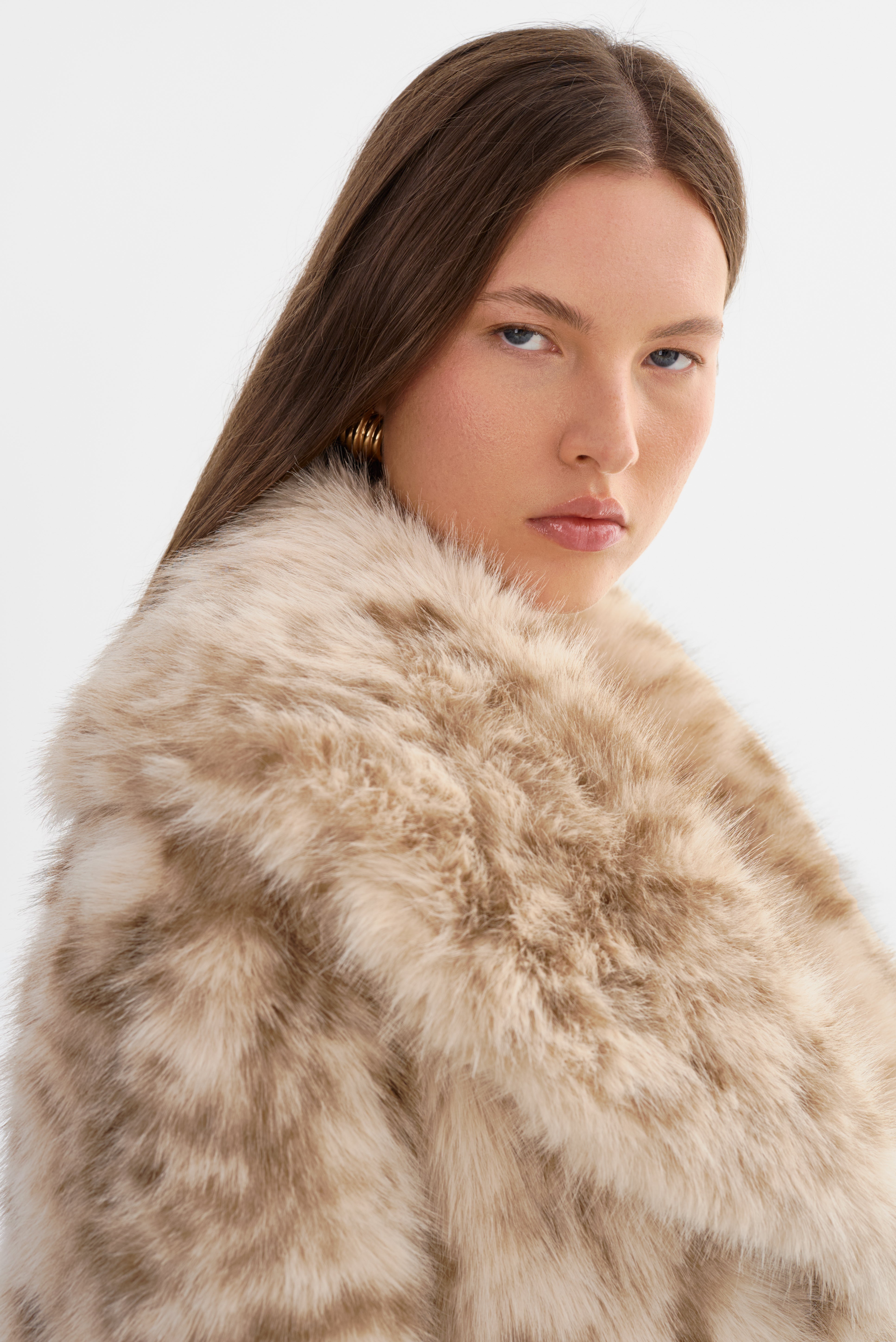 DANIKA LEO | Veste courte en fausse fourrure