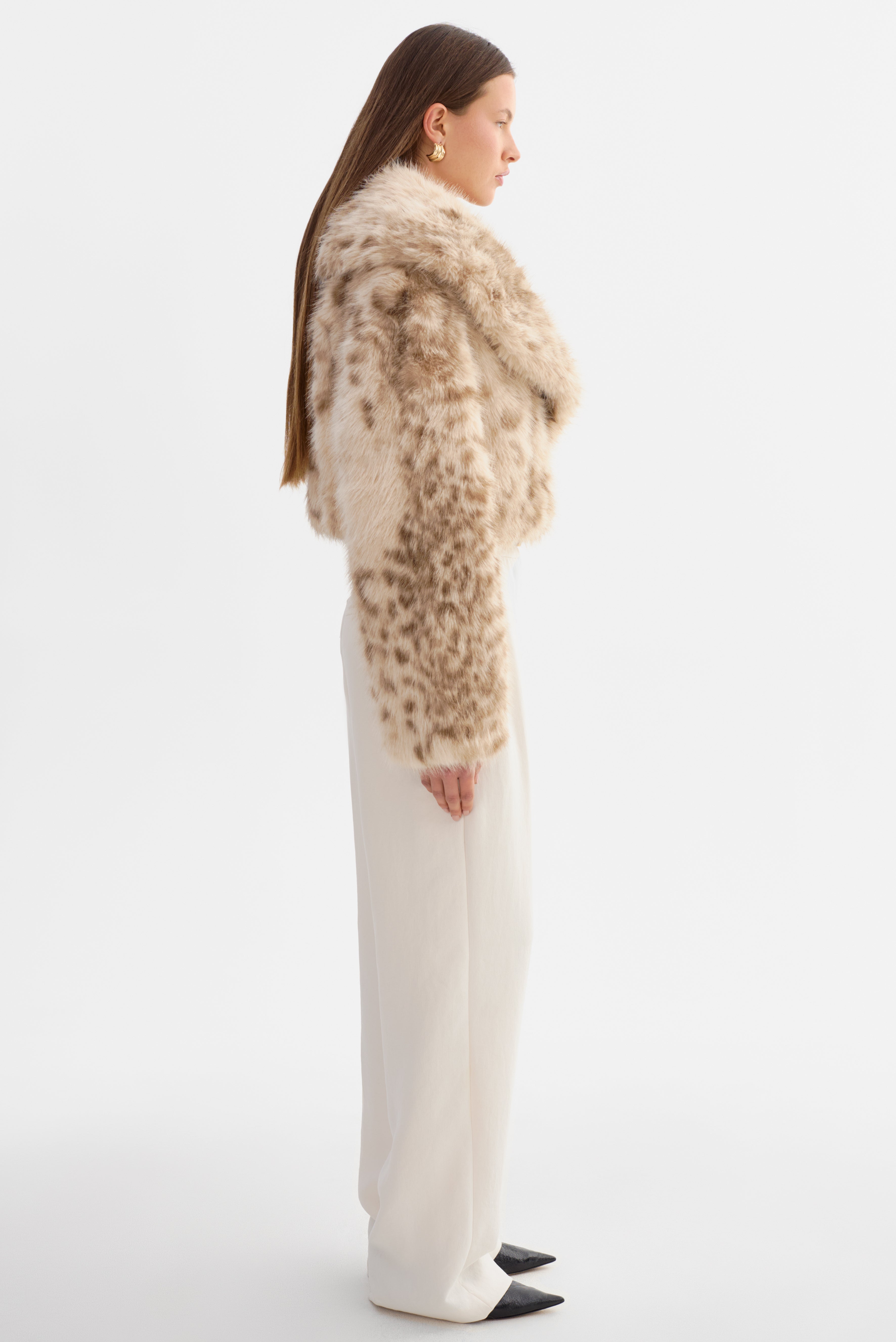 DANIKA LEO | Veste courte en fausse fourrure